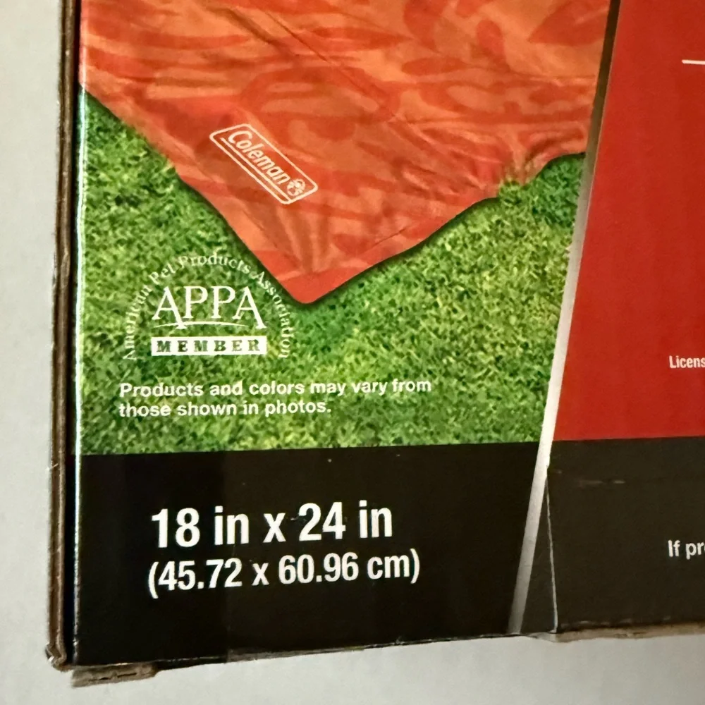 Coleman Orange Dog Bedding Blanket